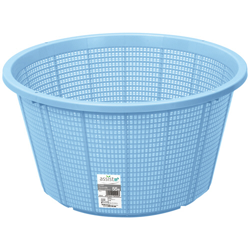 ｱｼｽﾄざる 55型 ﾌﾞﾙｰ 1個画像