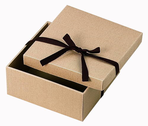 片段ギフトボックス リボン付き（270×270×高120mm）画像