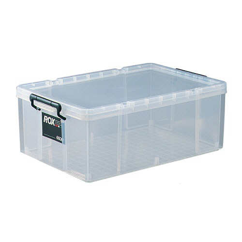 ﾛｯｸｽ 660M W440×D660×H243mm ｸﾘｱ 1ｾｯﾄ(4個)画像