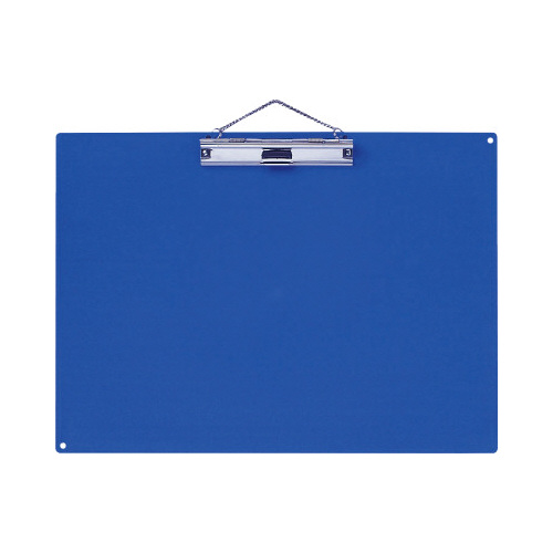 用箋挟　Ａ３　横　青　ペンホルダー付画像