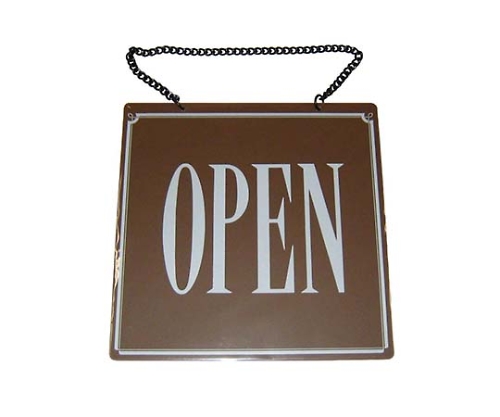 えいむ オープン・クローズプレート OC-14 ブラウン画像