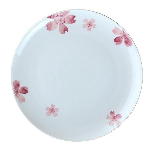 皿 桜 ラウンドプレート 18cm ボーンチャイナ 食洗機対応画像