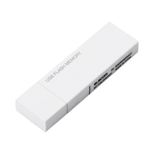 ＵＳＢメモリ　セキュリティ　１６ＧＢ　ホワイト画像