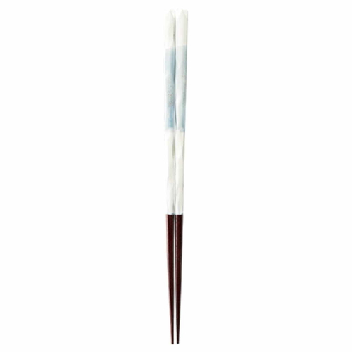 箸 霧氷 23cm ブルー画像