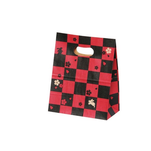 パックタケヤマ 紙手提袋 イーグリップ M 華市松画像