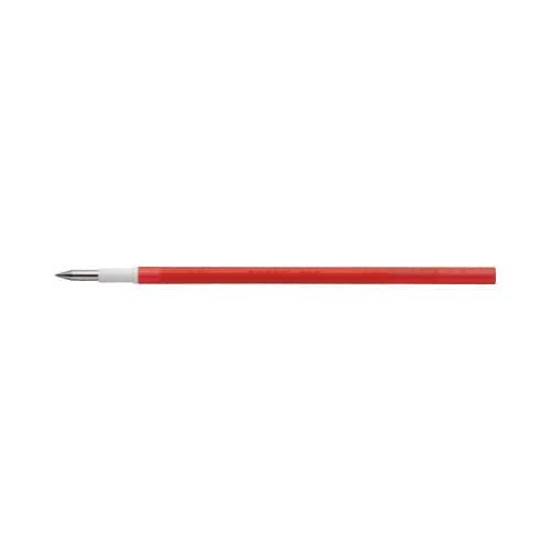 フリクション替芯 0.38mm 赤 3本 赤色の替芯が3本並んでいるパッケージの正面。