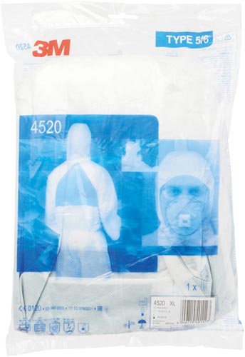 ３Ｍ　化学防護服　４５２０　Ｍサイズ　１枚