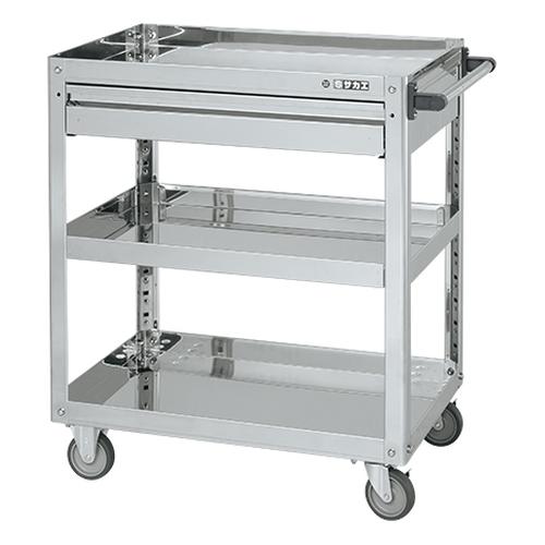 ステンレススーパーワゴン（プレート式）ＳＵＳ４３０　ＳＡＰ４－６０８３ＡＥ画像