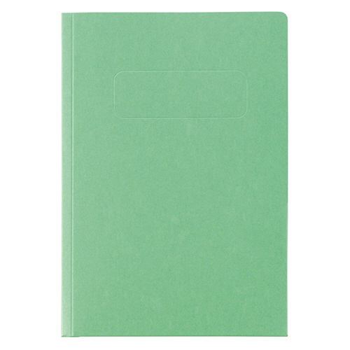 ｶﾗｰﾎﾟｹｯﾄﾎﾙﾀﾞｰ(紙製) 2つ折りﾀｲﾌﾟA5(見開きA4判) ｸﾞﾘｰﾝ 1冊画像