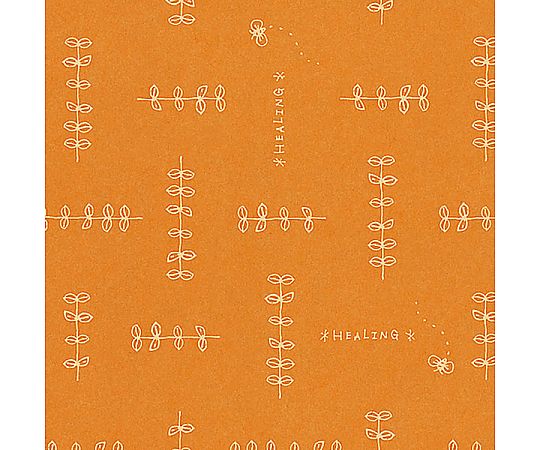 HEIKO ギフト包装紙 ハトロン判半才 ハーブリーフ OR 50枚画像