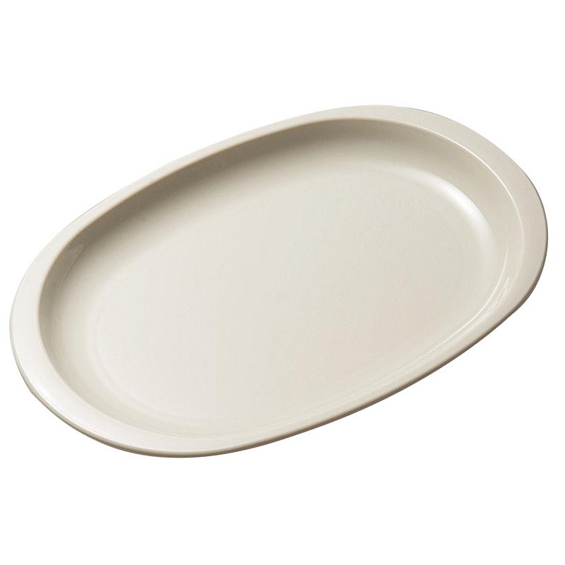 食器 No.1707GR ポリプロ小判皿 (グレー) エンテック画像