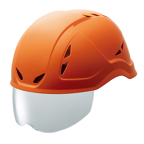 PE製軽作業帽(ｼｰﾙﾄﾞ面･通気孔) SCL-400VS ｵﾚﾝｼﾞ 1個画像