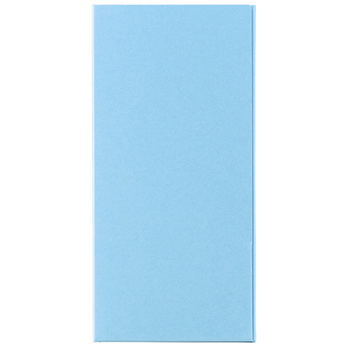 ｶﾗｰﾎﾟｹｯﾄﾎﾙﾀﾞｰ(紙製) 3つ折りﾀｲﾌﾟ(見開きA4判) ﾌﾞﾙｰ 1冊画像