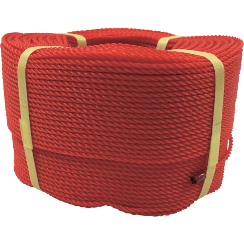 ﾛｰﾌﾟ PEﾛｰﾌﾟ巻物 3φ ×200m ﾚｯﾄﾞ 1個画像