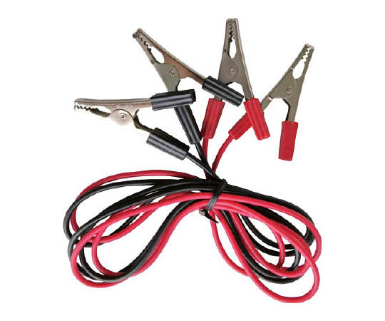 テストリード 100cm ワニ口クリップL両端付 1袋（2本入）