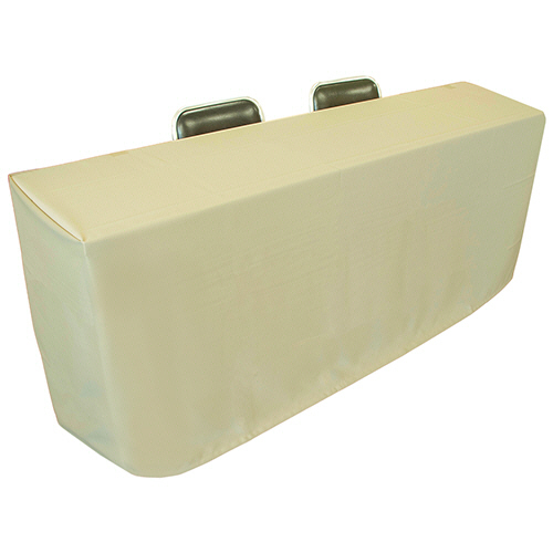 長机用 防炎ﾃｰﾌﾞﾙｸﾛｽ ﾎﾞｯｸｽ型 約145×320cm ﾛｲﾔﾙ ﾍﾞｰｼﾞｭ 1枚画像