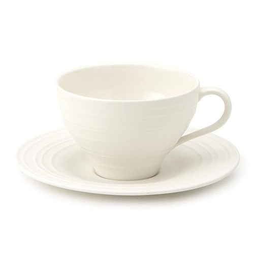 カップ＆ソーサー 300ml 洋食器 SWIRL スワール ホワイト画像