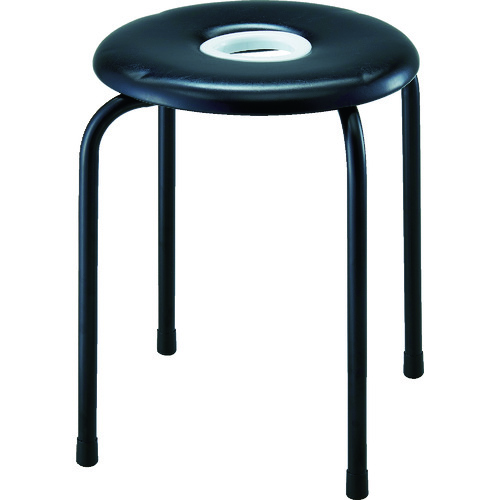 ＴＲＵＳＣＯ　ドーナツイス　φ３２０×Ｈ４２０ｍｍ　ブラック