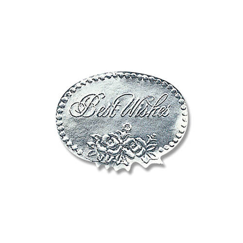 ギフトシール Ｓ ベストウィッシュ銀 １００片画像