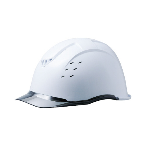 通気孔付ヘルメット（クリアバイザータイプ）ＫＰ付白画像