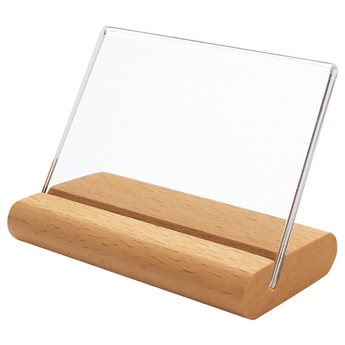 木製L型ｶｰﾄﾞ立て 65×40mm 1個画像