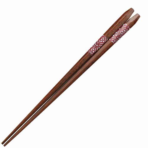 塗箸 五角和民 23cm 赤画像