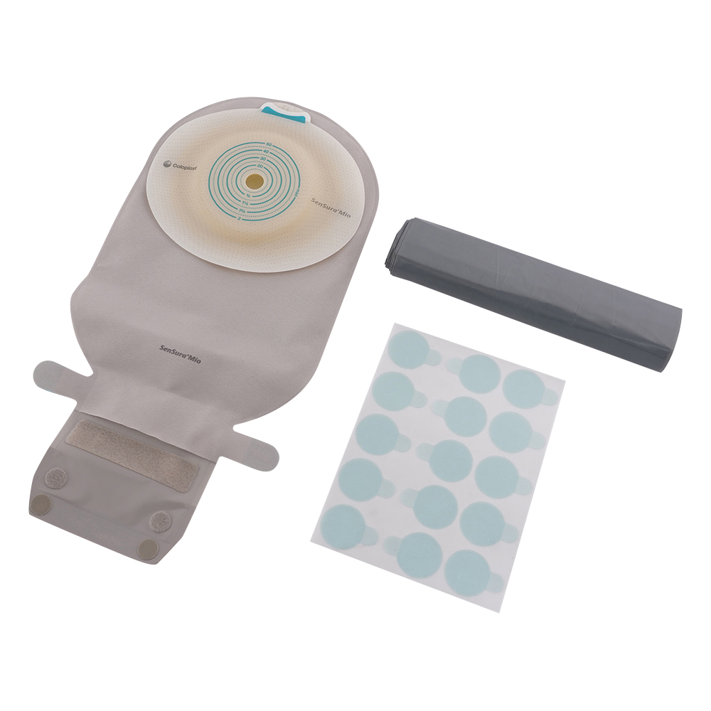 センシュラ ミオ1 ソフト 単品系装具・コロストミー/イレオストミー用 10～50φmm 透明 1箱（10枚入）