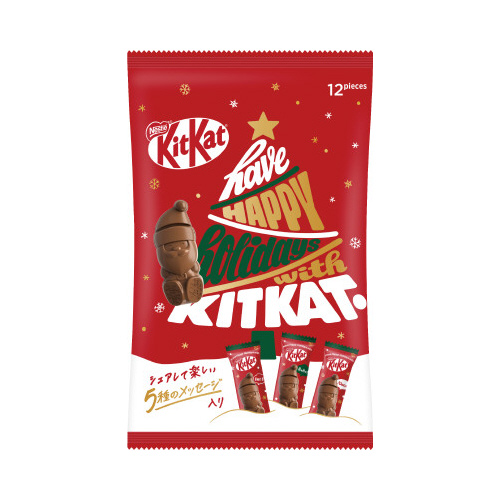 キットカットホリデイサンタシェアバッグ１２個×３画像