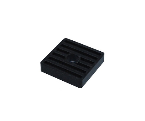 空調用防振ゴム 黒 50×50×10mm 2枚入画像