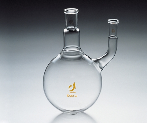 TS二ツ口フラスコシアン用 1000mL　中管TS24/40mL　側管TS19/38画像