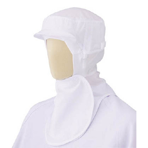 ﾂﾊﾞ付ﾌｰﾄﾞ(ﾌｪｲｽﾌｨｯﾄﾀｲﾌﾟ) 大 ﾎﾜｲﾄ 1枚画像