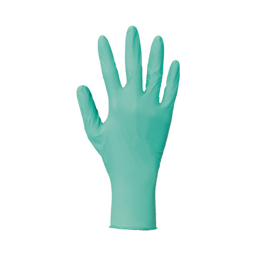 ニトリル使いきり手袋　粉無グリーンＳ２５０枚×１０画像