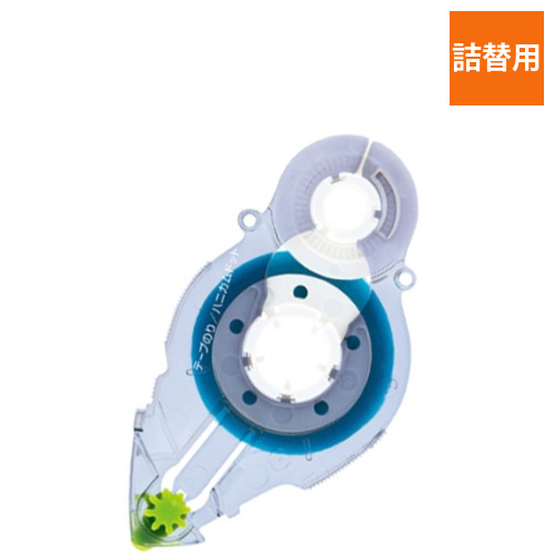 テープのり　スピンエコハニカム　交換テープ　8.4mm×16m　ブルー　1個画像