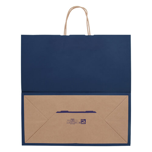 ギフトにピッタリ！シックなネイビーの手提げ紙袋
