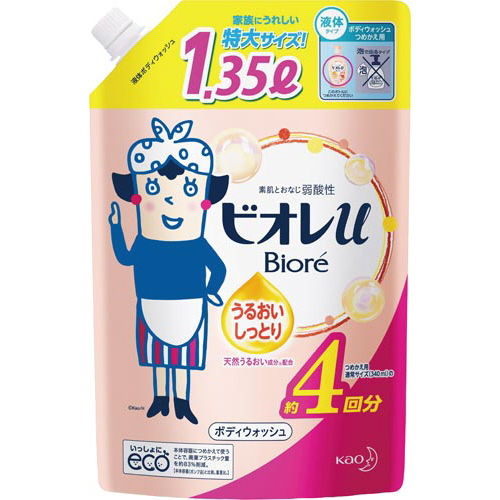 ビオレｕ　うるおいしっとり詰替１．３５Ｌ×６画像