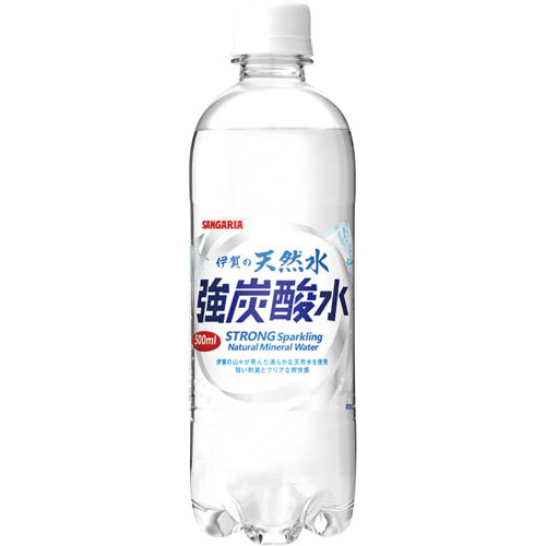 伊賀の天然水強炭酸水ＰＥＴ　５００ｍｌ　２４本画像