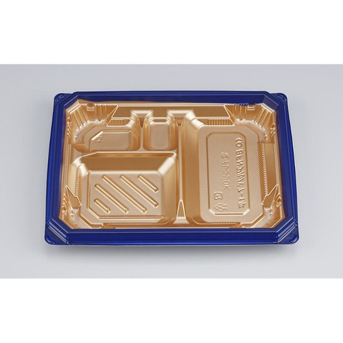 シーピー化成 弁当容器 BFNアルバ7-1平 ロゼGN 本体画像