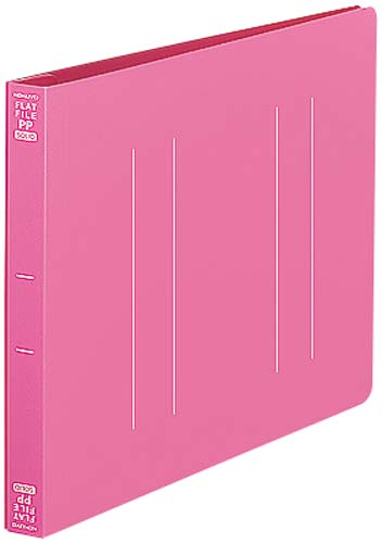 フラットファイル（ＰＰ）　Ａ５横　ピンク　１０冊画像