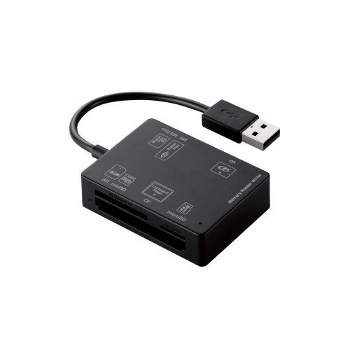 カードリーダ／ＳＤ＋ＭＳ＋ＣＦ＋ＸＤ／ブラック画像