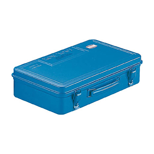 ﾄﾗﾝｸ型ﾂｰﾙﾎﾞｯｸｽ(ｻｲﾄﾞ取手) 368×222×95mm ﾌﾞﾙｰ 1個画像