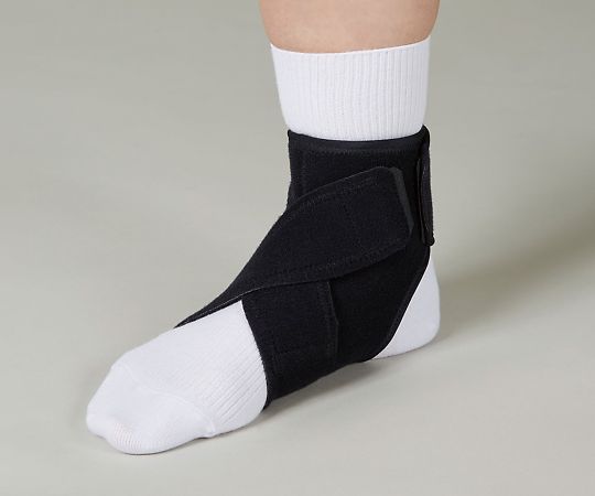 足首サポーター バンドタイプ 5袋入り ファシリエイドサポーター（足くび） 20.0～27.5cm 一般用 ブラック画像