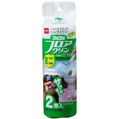 ｺﾛｺﾛ ｽﾍﾟｱﾃ-ﾌﾟ ﾐﾆ ﾌﾛｱｸﾘﾝ 80mm×50周 1ﾊﾟｯｸ(2巻)画像