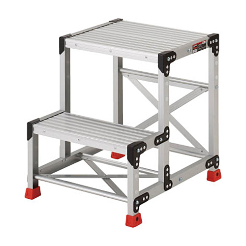 ｱﾙﾐ合金製作業台(高強度ﾀｲﾌﾟ) 0.6m 2段 1台画像