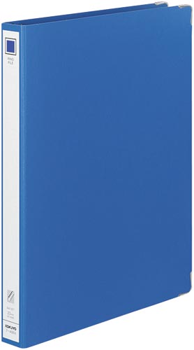 リングファイル３０穴　青Ａ４縦　背幅３６ｍｍ１０冊画像