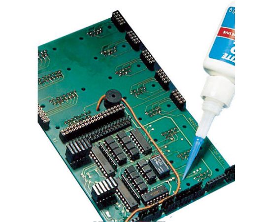 瞬間接着剤　443（TAKPAK）　20g 透明なチューブに入った接着剤が正面に向いている状態