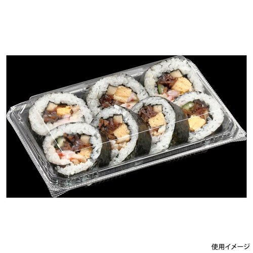 フードパック APSAK 19-12(38) エコ エフピコ 透明なパッケージ内に入った商品の内部が見える状態