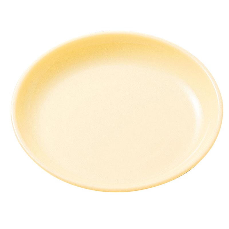 食器 No.1710K ポリプロ給食皿14cm (クリーム) エンテック画像