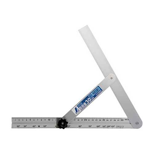 ｼﾝﾜ ｱﾙﾐ自由金 30cm 筋交･角度目盛付 1個