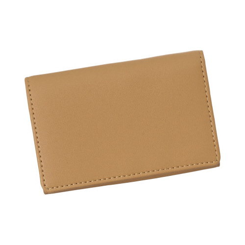 ノフェス　ネームカードケース　キャメルブラウンｘ２画像