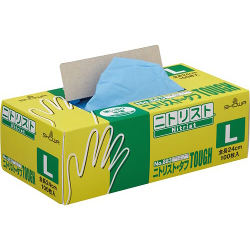 ニトリスト・タフ１００枚入　ブルー　Ｌ　１箱画像